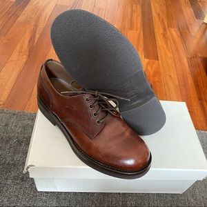 Brunello Cucinelli Brown Derby Men’s shoes sz 40 NWT